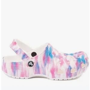 Crocs Çute Tie Die Size 8 Fur Interior